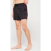 Hugo Fab Swim Shorts - Black