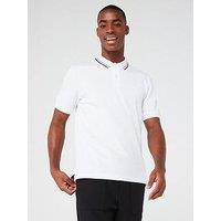 Boss Penrose 38 Slim Fit Polo Shirt - White