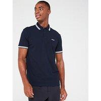 Boss Paddy Logo Regular Fit Polo Shirt - Dark Blue