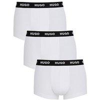 Hugo Triplet 3 Pack Trunks - White