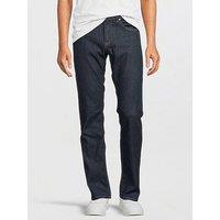 Boss Maine Straight Fit Jeans - Navy