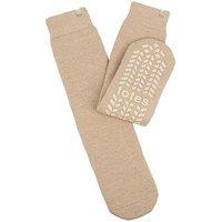 Totes Totes1Pp Thermal Brushed Original Slipper Socks With 3.0 Tog Rating - Cream