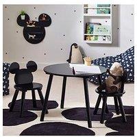 Mickey Mouse Toddler Table And 2 Chair Set - Black