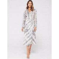 Mango Snake Print Lyocell Dress