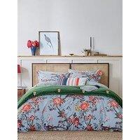 Joules Chinoise Floral 100% Cotton Duvet Cover Set