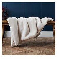 Very Home Faux Fur Throw - Cream