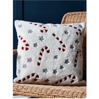 Very Home Christmas Candy Cane Cushion