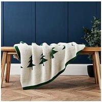 Very Home Christmas Tree Throw - Green