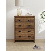 Gfw Boston 4 Drawer Chest - Oak