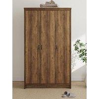 Gfw Boston 3 Door Wardrobe - Oak