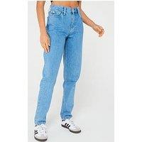 Calvin Klein Jeans High Waist Mom Jean - Blue