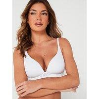 Dorina Aries Light Padded Lace Wireless Bra - White