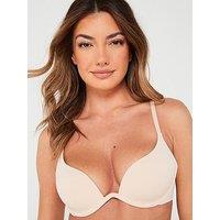 Dorina Neptune Light Padded Plunge Bra - Beige