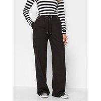 Long Tall Sally Wide Leg Jogger - Black