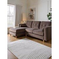 Very Home Heaton Left Hand Fabric Corner Sofa