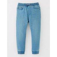 Mini V By Very Boys Pull On Jogger Jean - Light Wash