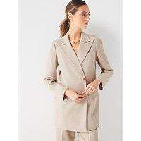 Fig & Basil Cross Hatch Blazer Co Ord