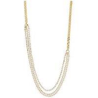 Pilgrim Blink Gold-Plated Crystal Necklace