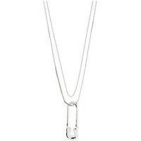 Pilgrim Pace Pendant Necklace Silver-Plated