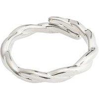 Pilgrim Lulu Twirl Stack Ring Silver-Plated