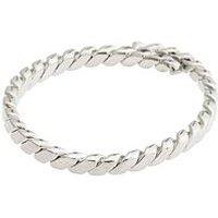 Pilgrim Lulu Twisted Stack Ring Silver-Plated