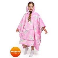 Bedlam Unicorn Pink Fleece Poncho