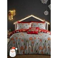 Bedlam Gingerbread House Double Duvet Set