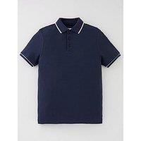 Everyday Boys Navy Short Sleeve Polo - Navy