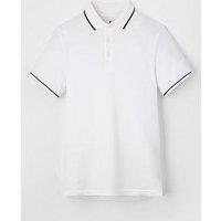 Everyday Boys Short Sleeve Polo Shirt - White