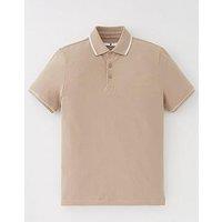 Everyday Boys Short Sleeve Polo - Stone