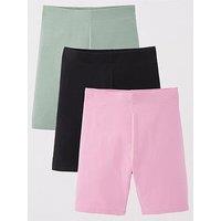 Everyday Girls 3 Pack Cycling Shorts - Multi