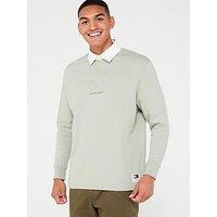 Tommy Jeans Tonal Classics Rugby Shirt - Light Green
