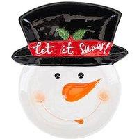 Very Home Snowman Christmas & Plate