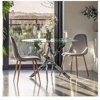 Gallery Direct Set Of 2 Miles Dining Chairs