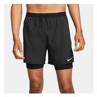 Nike Stride Dri-Fit 5" Running Shorts - Black