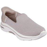 Skechers Go Walk Arch Fit 2.0 Athletic Slip-Ins Trainers - Taupe