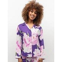Cyberjammies Purple Floral Print Pyjama Top
