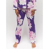 Cyberjammies Purple Floral Print Pyjama Bottoms