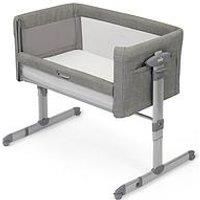 Joie Roomie Glide Bedside Crib - Foggy Grey