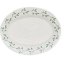 Portmeirion Sophie Conran Mistletoe Oval Christmas Platter
