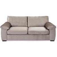 Very Home Salerno Standard 3 Seater Fabric Sofa - Taupe - Fsc Certified