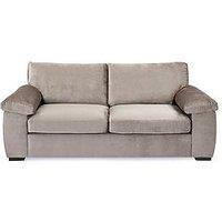 Very Home Salerno Standard 2 Seater Fabric Sofa - Taupe - Fsc Certified