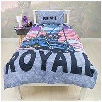 Fortnite Battle Royale Kids Single Duvet Reversible Bedding Boys Quilt Cover