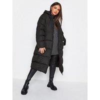 Yours 2 In 1 Padded Longline Gilet - Black