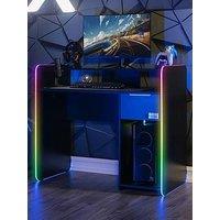 X Rocker Xrocker Electra Desk With Neo Motion App Lighting Control And Wireless Charging