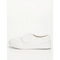 Everyday Kids Canvas Pump School Shoes - White