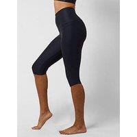 Tlc Sport Performance Extra Strong Compression Capri - Black