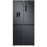 Samsung Rf48A401Eb4/Eu French Style Fridge Freezer With Twin Cooling Plus - E Rated - Gentle Black Matt