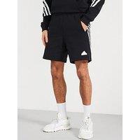 Adidas Sportswear Mens 3 Stripe Shorts - Black
