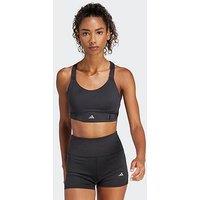 Adidas Womens Running High Support Bra - Black